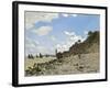 The Beach at Honfleur, 1864-1866-Claude Monet-Framed Giclee Print