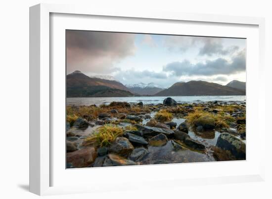 The Beach at Loch Leven in North Ballachulish in Scotland, UK-Tracey Whitefoot-Framed Photographic Print