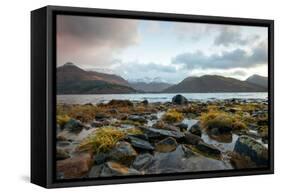 The Beach at Loch Leven in North Ballachulish in Scotland, UK-Tracey Whitefoot-Framed Stretched Canvas