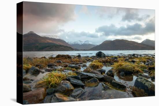 The Beach at Loch Leven in North Ballachulish in Scotland, UK-Tracey Whitefoot-Stretched Canvas