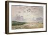The Beach at Low Tide, Deauville-Eugene Louis Boudin-Framed Giclee Print