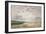 The Beach at Low Tide, Deauville-Eugene Louis Boudin-Framed Giclee Print