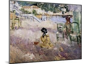 The Beach at Nice, 1882-Morisot-Mounted Giclee Print