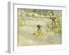 The Beach at Nice, 1882-Berthe Morisot-Framed Giclee Print