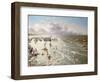 The Beach at Ostend, 1892-Adolphe Jacobs-Framed Giclee Print