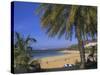 The Beach at Playa Blanca, Lanzarote, Canary Islands, Atlantic, Spain, Europe-John Miller-Stretched Canvas