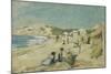 The Beach at Pointe St Gildas; La Plage a La Pointe St Gildas, C.1920-Henri Lebasque-Mounted Giclee Print