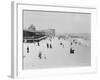 The Beach at Rockaway, N.Y.-null-Framed Giclee Print