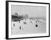 The Beach at Rockaway, N.Y.-null-Framed Giclee Print