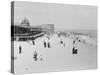 The Beach at Rockaway, N.Y.-null-Stretched Canvas