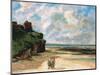The Beach at Saint-Aubin-Sur-Mer-Gustave Courbet-Mounted Giclee Print