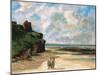 The Beach at Saint-Aubin-Sur-Mer-Gustave Courbet-Mounted Giclee Print