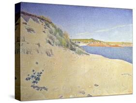 The Beach at Saint-Briac. Op. 212 (Sandy Seashor), 1890-Paul Signac-Stretched Canvas