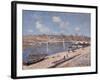 The Beach at Saint-Mammès, 1884-Alfred Sisley-Framed Giclee Print