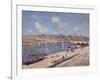 The Beach at Saint-Mammès, 1884-Alfred Sisley-Framed Giclee Print