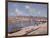 The Beach at Saint-Mammès, 1884-Alfred Sisley-Framed Giclee Print