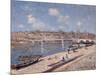 The Beach at Saint-Mammès, 1884-Alfred Sisley-Mounted Giclee Print