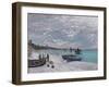 The Beach at Sainte-Adresse, 1867-Claude Monet-Framed Premium Giclee Print