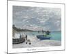 The Beach at Sainte-Adresse, 1867-Claude Monet-Mounted Art Print