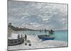 The Beach at Sainte-Adresse, 1867-Claude Monet-Mounted Giclee Print