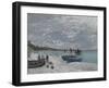 The Beach at Sainte-Adresse, 1867-Claude Monet-Framed Giclee Print