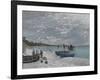 The Beach at Sainte-Adresse, 1867-Claude Monet-Framed Giclee Print