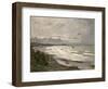 The Beach at Sainte Adresse, 1867-Claude Monet-Framed Giclee Print