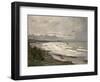 The Beach at Sainte Adresse, 1867-Claude Monet-Framed Giclee Print