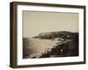 The Beach at Sainte-Adresse, with the Dumont Baths, 1856-57-Gustave Le Gray-Framed Photographic Print