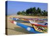 The Beach at Saly, Senegal, Africa-Sylvain Grandadam-Stretched Canvas