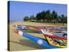 The Beach at Saly, Senegal, Africa-Sylvain Grandadam-Stretched Canvas