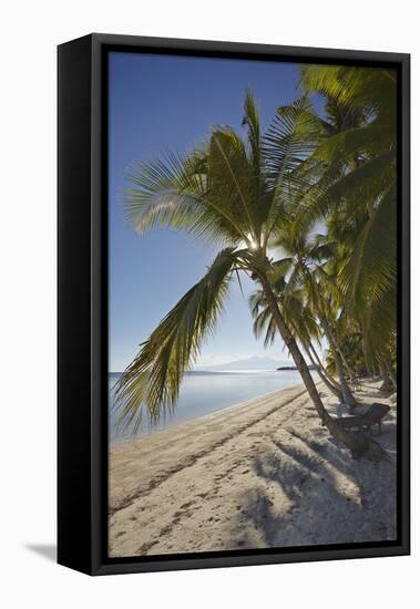 The beach at San Juan on the southwest coast of Siquijor, Philippines, Southeast Asia, Asia-Nigel Hicks-Framed Stretched Canvas