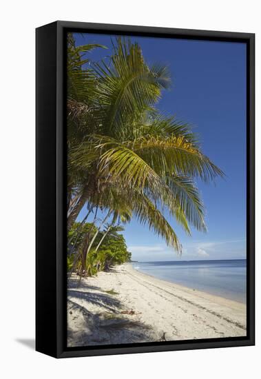 The beach at San Juan on the southwest coast of Siquijor, Philippines, Southeast Asia, Asia-Nigel Hicks-Framed Stretched Canvas