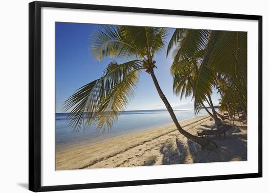 The beach at San Juan on the southwest coast of Siquijor, Philippines, Southeast Asia, Asia-Nigel Hicks-Framed Photographic Print