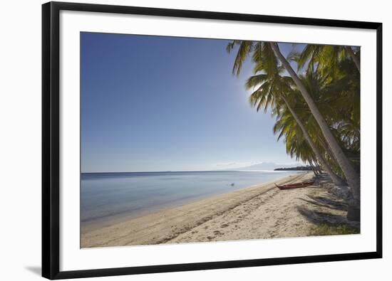 The beach at San Juan on the southwest coast of Siquijor, Philippines, Southeast Asia, Asia-Nigel Hicks-Framed Photographic Print