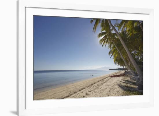 The beach at San Juan on the southwest coast of Siquijor, Philippines, Southeast Asia, Asia-Nigel Hicks-Framed Photographic Print