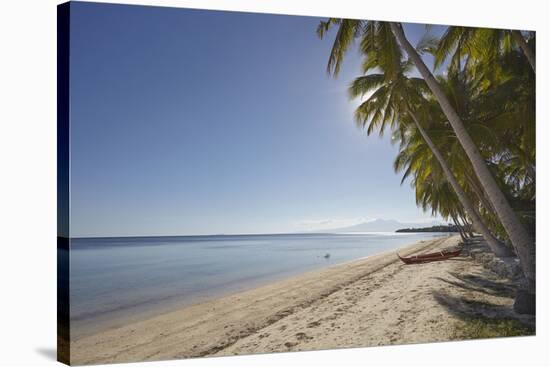 The beach at San Juan on the southwest coast of Siquijor, Philippines, Southeast Asia, Asia-Nigel Hicks-Stretched Canvas