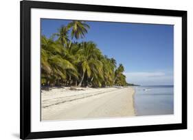 The beach at San Juan on the southwest coast of Siquijor, Philippines, Southeast Asia, Asia-Nigel Hicks-Framed Photographic Print