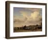 The Beach at Scheveningen, Holland-Adriaen van de Velde-Framed Premium Giclee Print