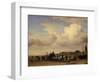 The Beach at Scheveningen, Holland-Adriaen van de Velde-Framed Premium Giclee Print