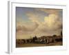 The Beach at Scheveningen, Holland-Adriaen van de Velde-Framed Giclee Print