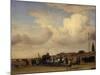 The Beach at Scheveningen, Holland-Adriaen van de Velde-Mounted Giclee Print