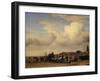 The Beach at Scheveningen, Holland-Adriaen van de Velde-Framed Giclee Print