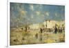 The Beach at Scheveningen, Holland-Frederik Hendrik Kaemmerer-Framed Giclee Print