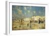 The Beach at Scheveningen, Holland-Frederik Hendrik Kaemmerer-Framed Giclee Print