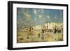 The Beach at Scheveningen, Holland-Frederik Hendrik Kaemmerer-Framed Giclee Print