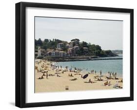 The Beach at St. Jean De Luz, Basque Country, Pyrenees-Atlantiques, Aquitaine, France-R H Productions-Framed Photographic Print