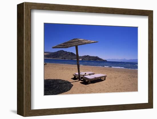 The Beach at Taba Heights, Gulf of Aqaba, Red Sea, Sinai, Egypt, North Africa, Africa-Nelly Boyd-Framed Photographic Print