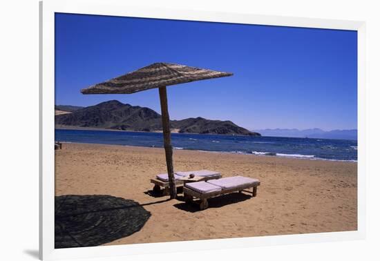 The Beach at Taba Heights, Gulf of Aqaba, Red Sea, Sinai, Egypt, North Africa, Africa-Nelly Boyd-Framed Photographic Print