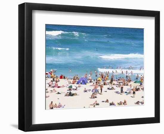 The Beach at Tamarama, South of Bondi in the Eastern Suburbs, Sydney, New South Wales, Australia-Robert Francis-Framed Photographic Print